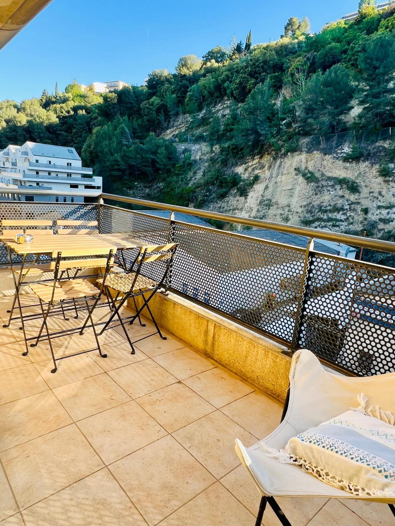 Magnificent Renovated Apartment, 2 Rooms Of 45 M2, Close Tothe Sea, Top Floor, Terrace Nicea Zewnętrze zdjęcie